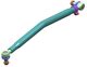 STEERING ROD 888MM + SELF-LOCKING NUT OEM LEMFORDE